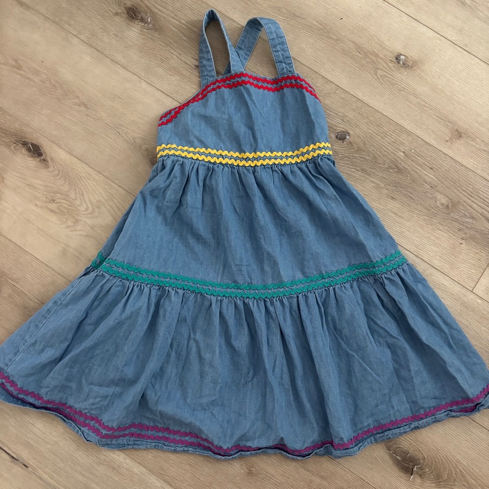 Hanna Andersson denim dress size 8